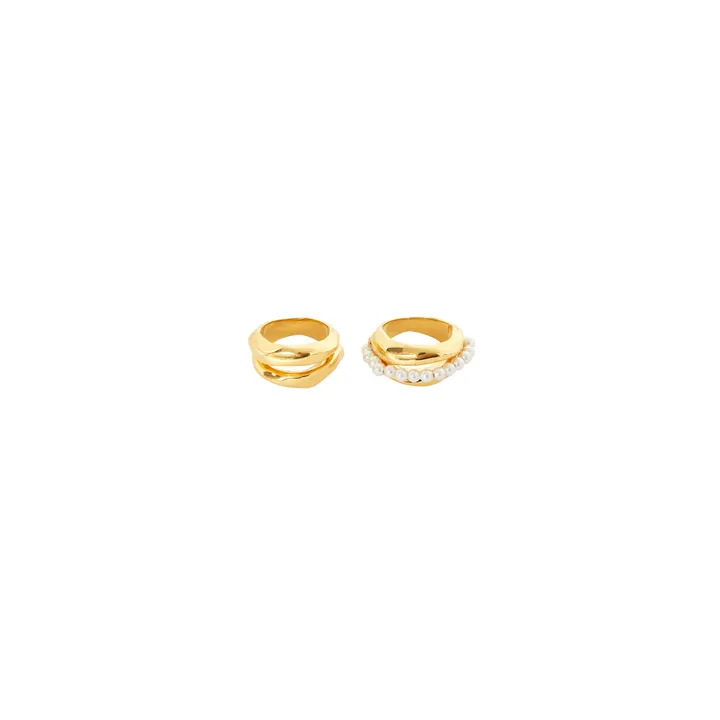 Stapel-Ringe Bora-Bora | Gold- Produktbild Nr. 0