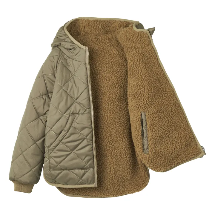 Liewood Jackson Recycled Polyester Reversible Jacket Khaki