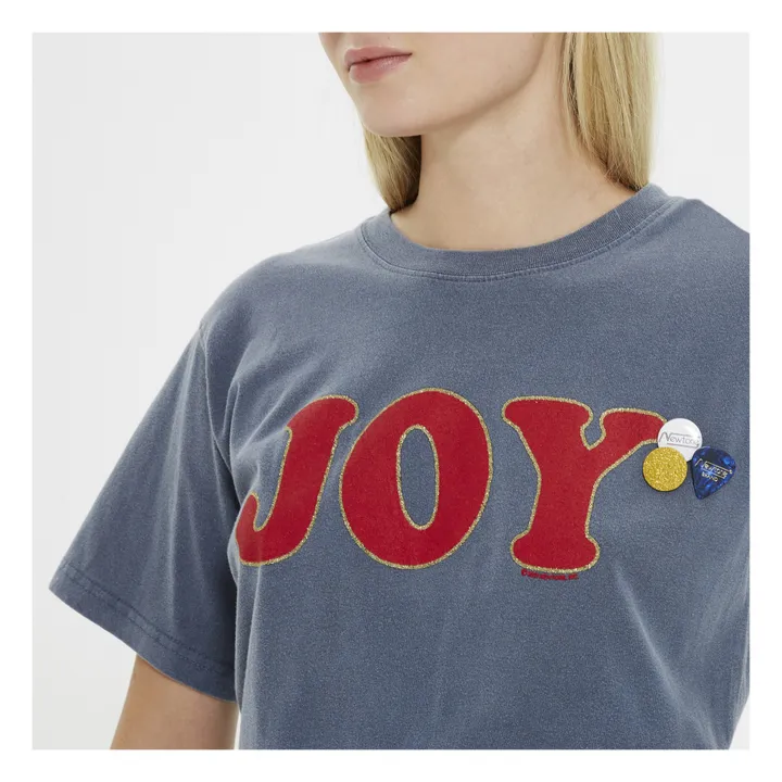 T-Shirt Trucker Joy | Denim bleached- Image produit n°2