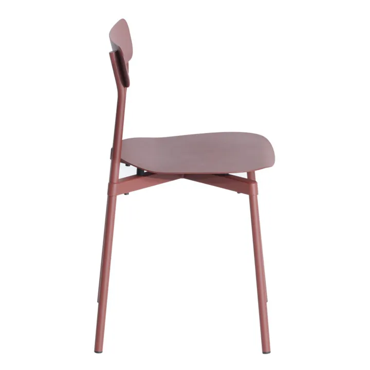 Silla metálica Fromme | Rouge Brun- Imagen del producto n°2