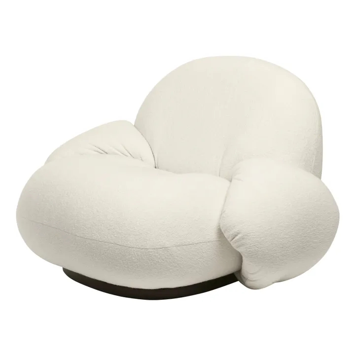 Fauteuil Pacha lounge avec accoudoirs - Pierre Paulin  | Ivoire- Image produit n°4