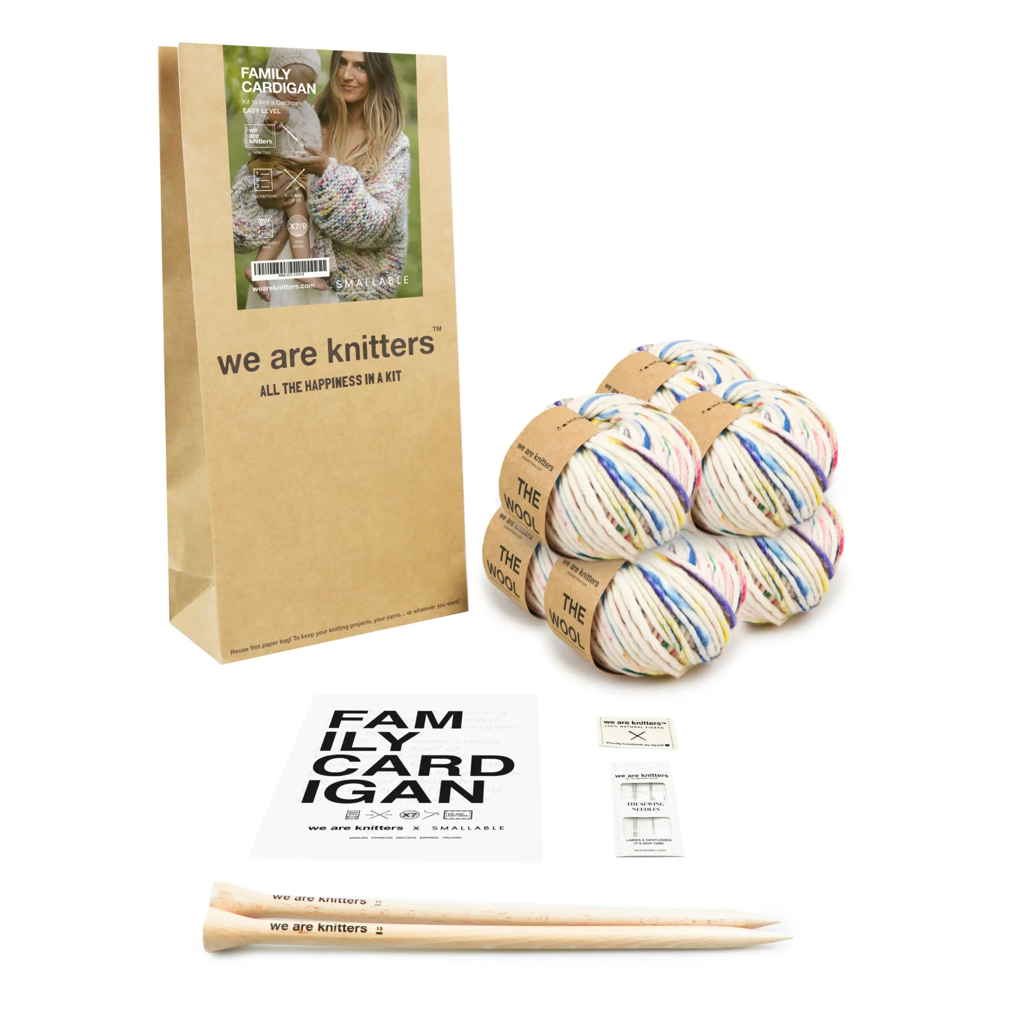 We Are Knitters x Smallable - Cardigan Knitting Kit - Smallable x