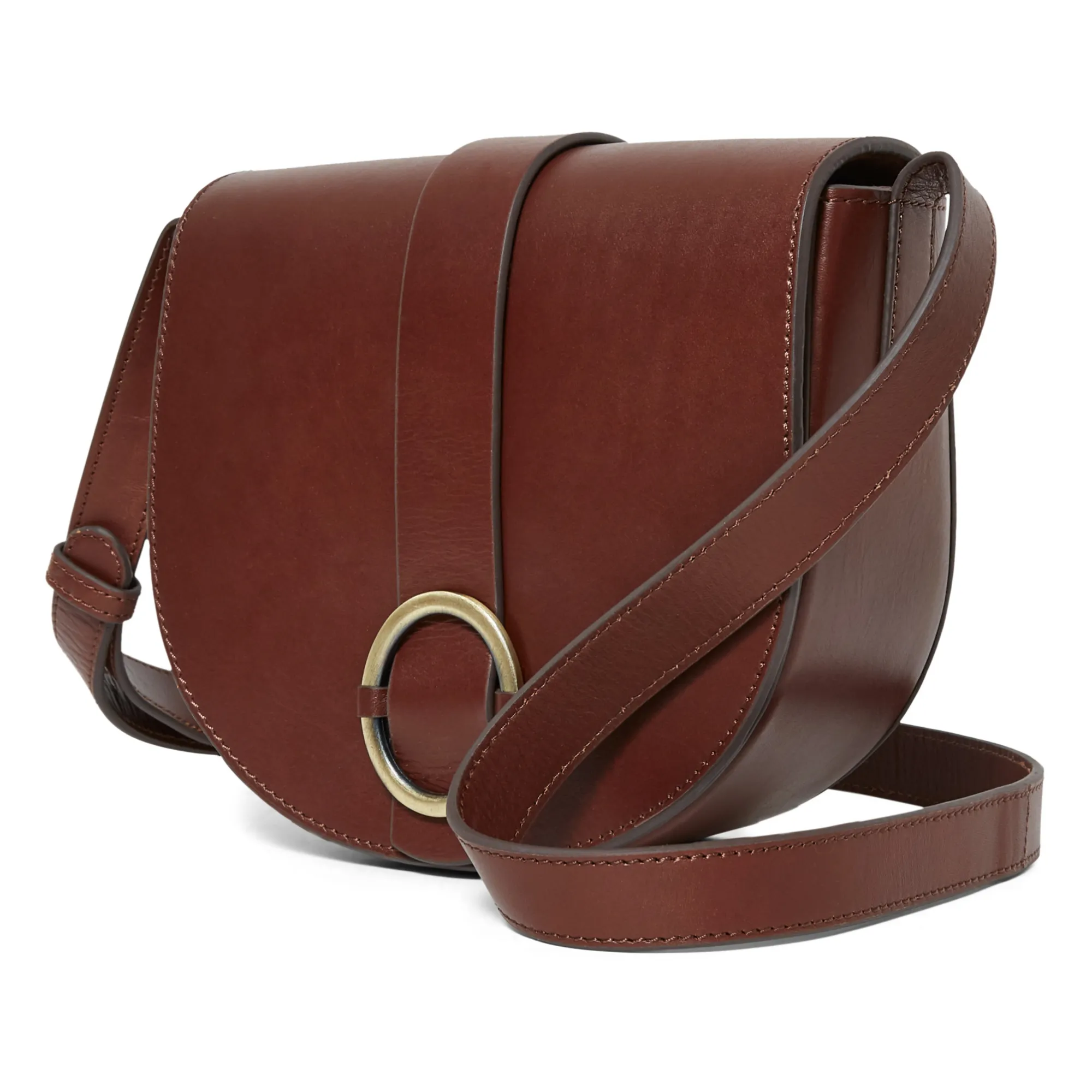 Tessao Leather Bag | Chocolate- Product image n°3
