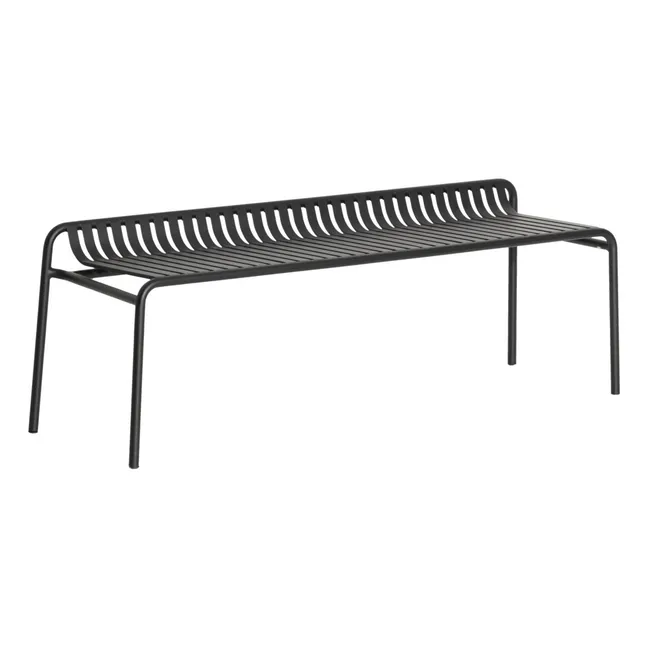 Banc Week-end sans dossier | Noir