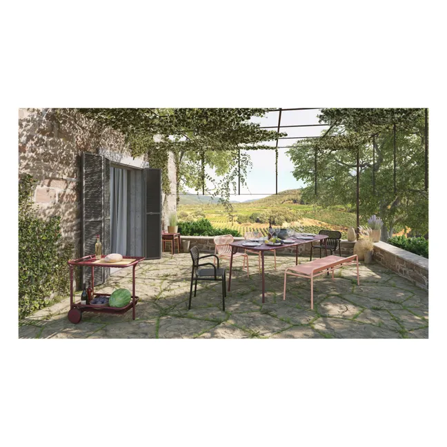 Banc Week-end sans dossier | Blush