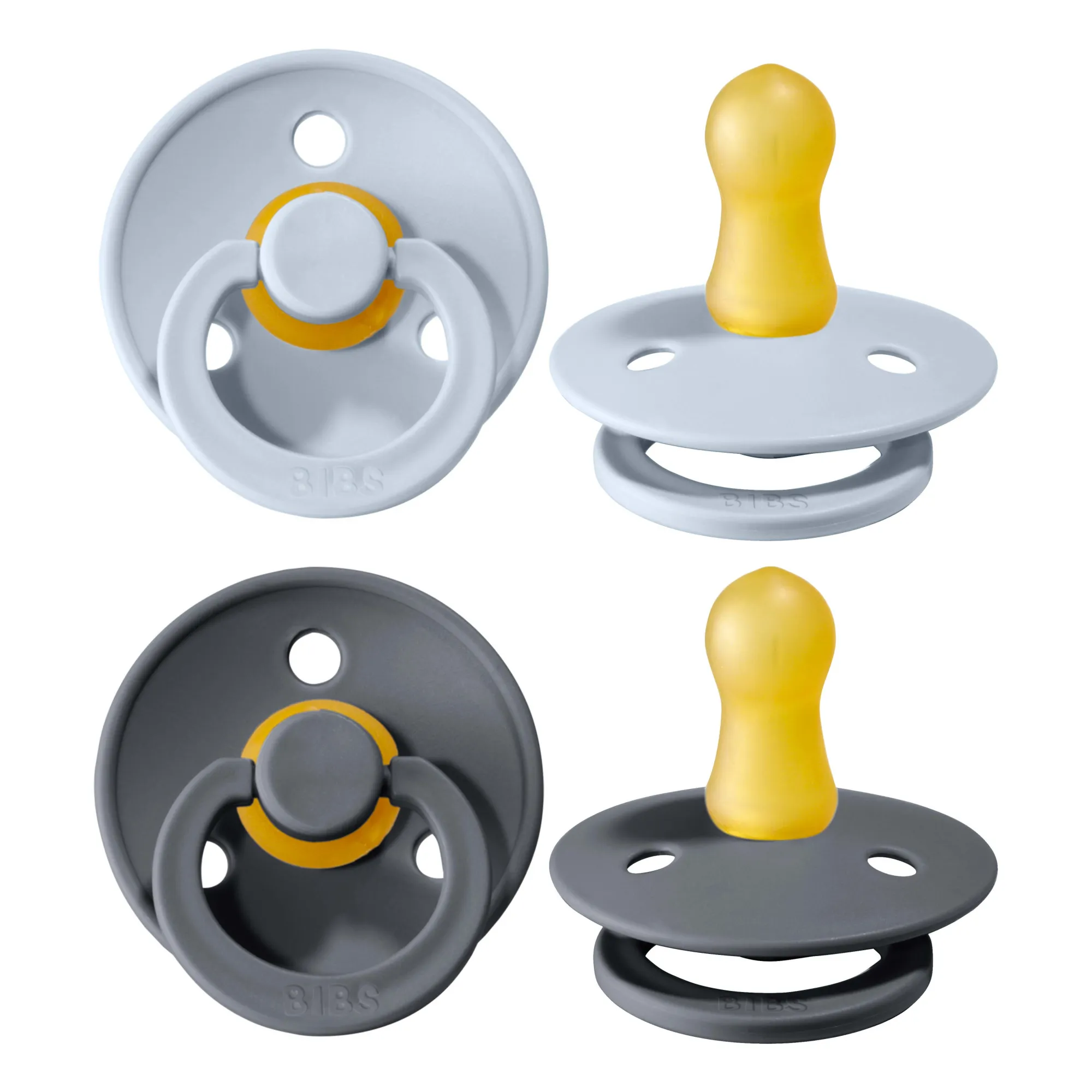 Bibs - Tétines en caoutchouc naturel - Set de 2 (Bibs) - Image 1