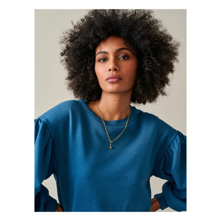 Sweatshirt Fafi - Damenkollektion  | Blau- Produktbild Nr. 3