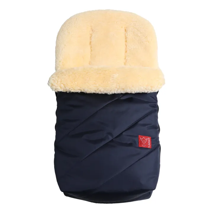 Fußsack aus Lammfell Hugo  | Navy- Produktbild Nr. 0
