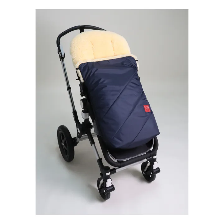 Fußsack aus Lammfell Hugo  | Navy- Produktbild Nr. 1