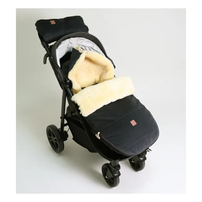 Chancelière universelle en peau d'agneau Filius | Noir