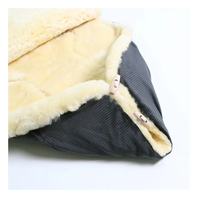 Chancelière universelle en peau d'agneau Filius | Noir