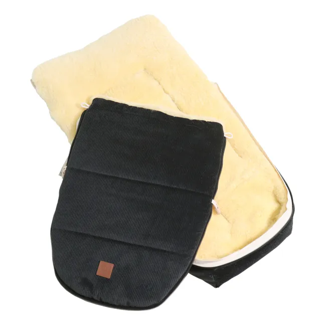 Chancelière universelle en peau d'agneau Filius | Noir