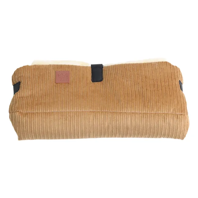 Chauffe-mains Muffy en peau d'agneau | Camel