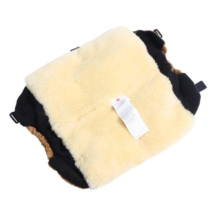 Calentador de manos de piel de cordero Muffy | Camel- Imagen del producto n°2