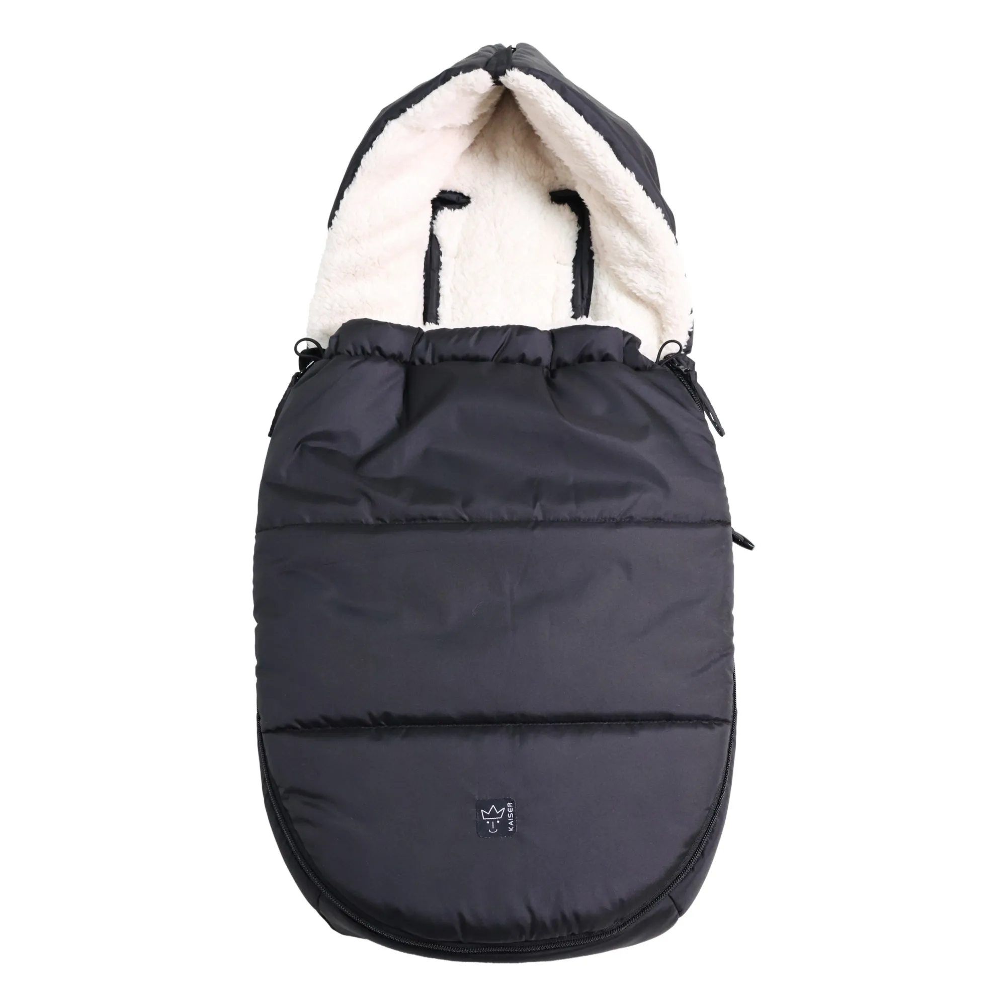 Kaiser Black Sherpa Fleece Hoody 2.0 Universal Footmuff