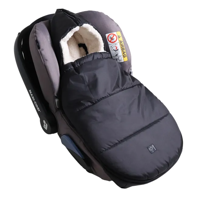 Chancelière universelle Hoody 2.0 en polaire sherpa | Noir