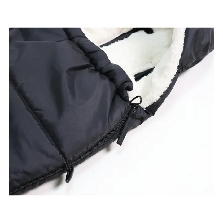 Chancelière universelle Hoody 2.0 en polaire sherpa | Noir- Image produit n°5