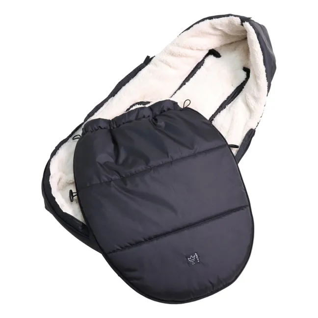 Chancelière universelle Hoody 2.0 en polaire sherpa | Noir