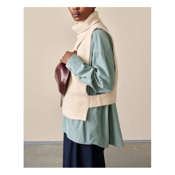 Kragen Udenek Wolle und Mohair - Damenkollektion  | Seidenfarben- Produktbild Nr. 2