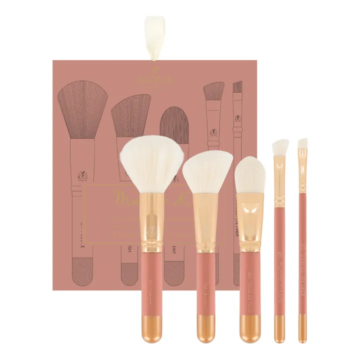 Cofre pinceles de maquillaje - Set de 5 | Terracotta- Imagen del producto n°0
