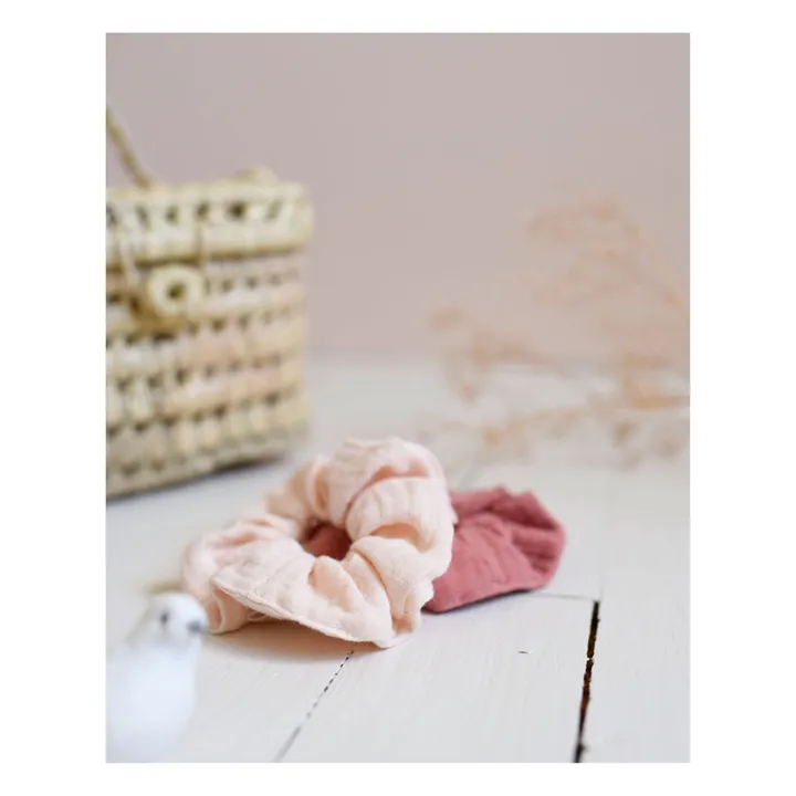 Coletero de gasa de de algodón - Set de 2 | Rosa- Imagen del producto n°1