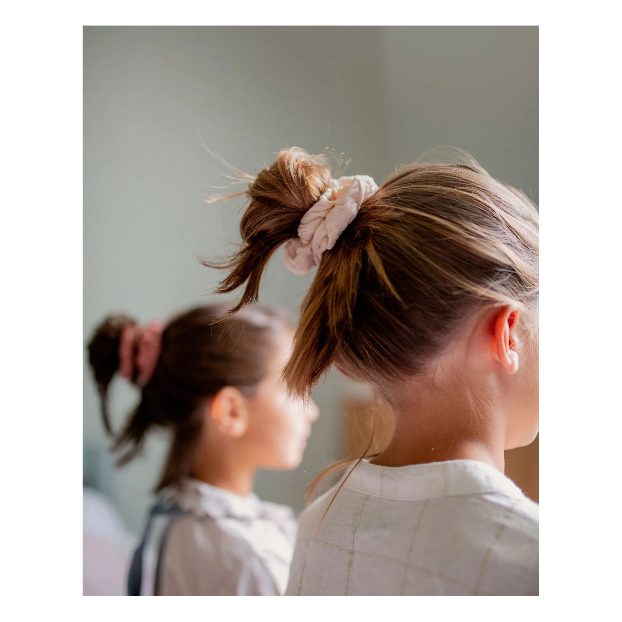 Chouchou en gaze de coton - Set de 2 | Rose- Image produit n°3