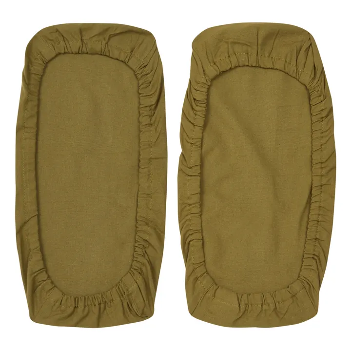 Set of 2 Rectangular Food Covers | Olive green- Product image n°1