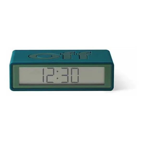 Flip+ Travel Alarm Clock | Peacock blue- Product image n°3