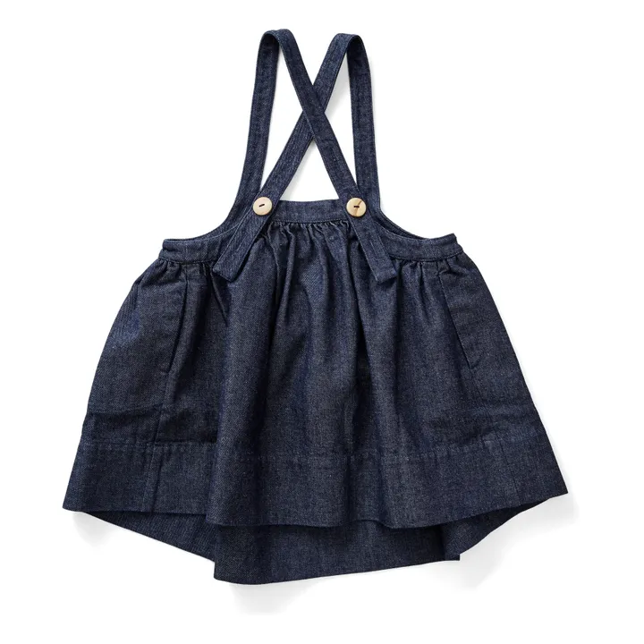 ワンピース soor ploom Eloise pinafore-Black Denim Soor Ploom - Eloise Denim Suspender Dress - Denim black