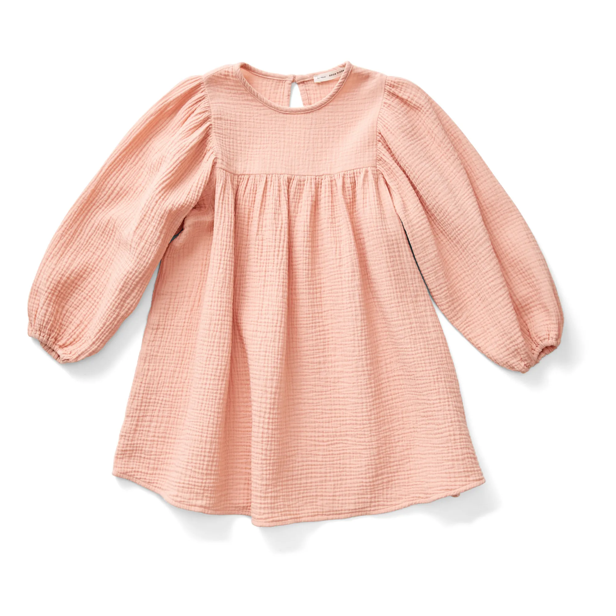 Clémentine Cotton Muslin Dress | Pale pink