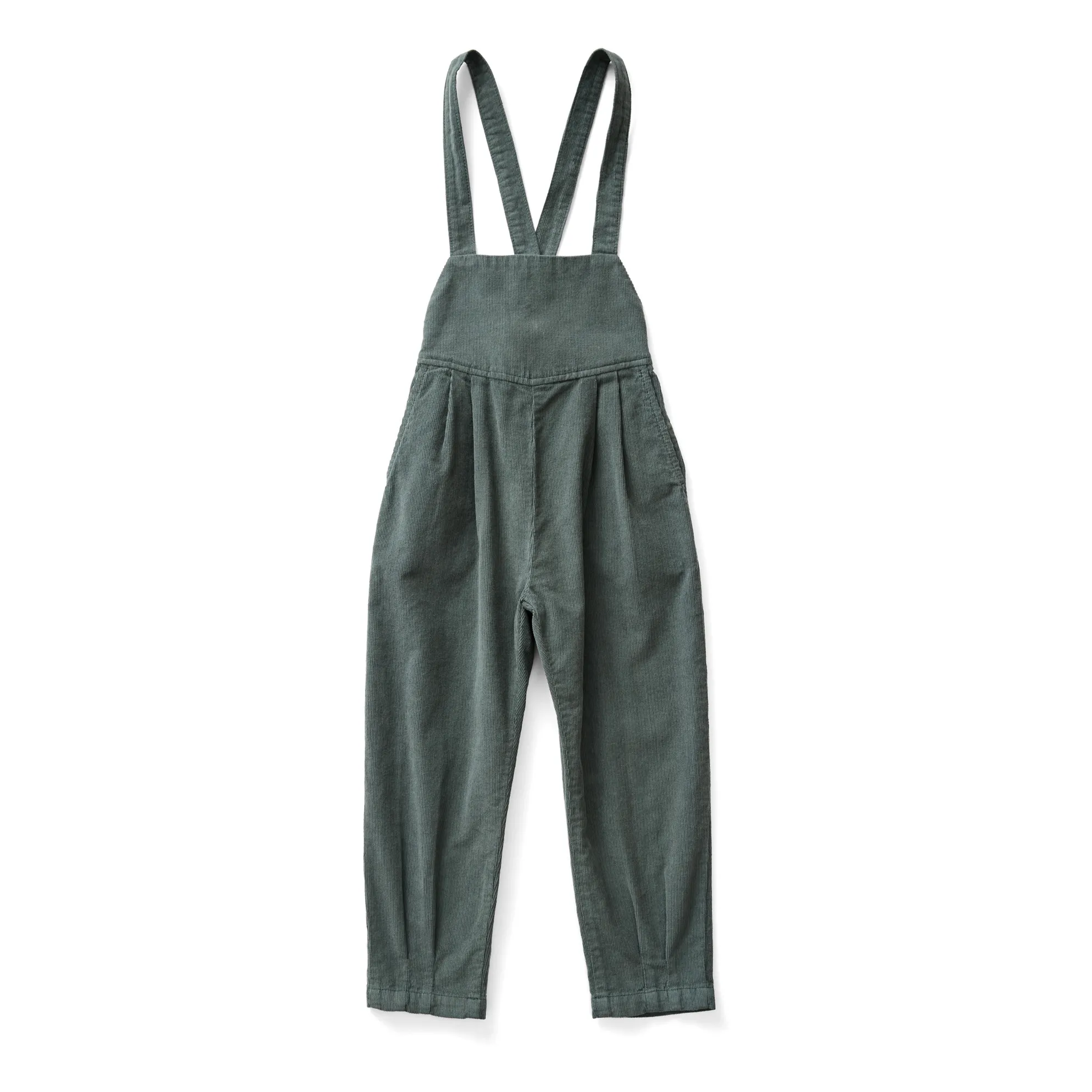 Soor Ploom - Samt-Latzhose Imogen - Grün | Smallable