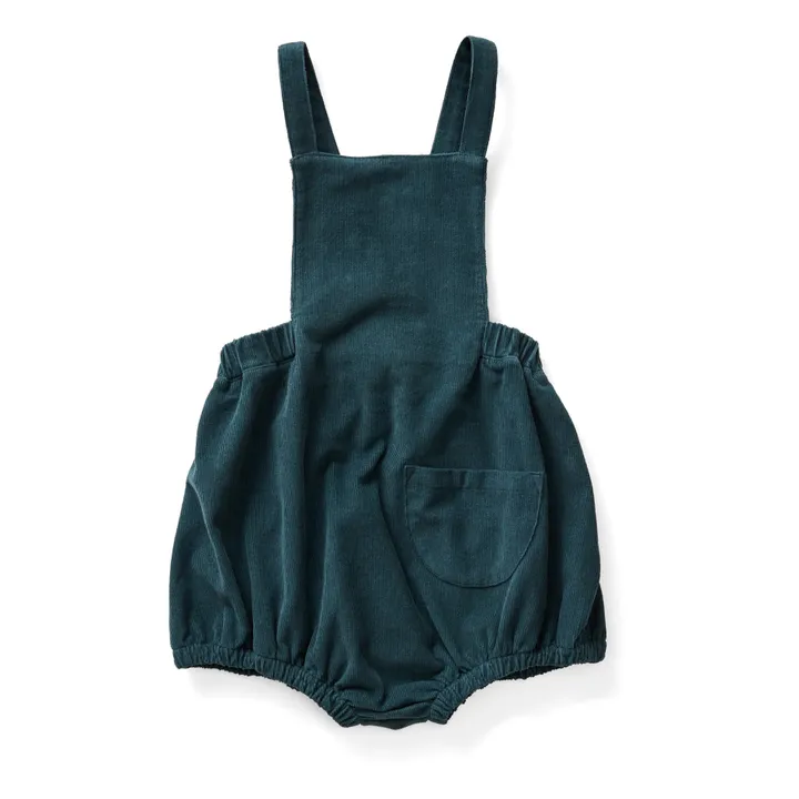 Pelele de terciopelo Oona | Verde Oscuro- Imagen del producto n°0