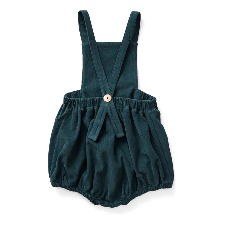 Pelele de terciopelo Oona | Verde Oscuro- Imagen del producto n°5