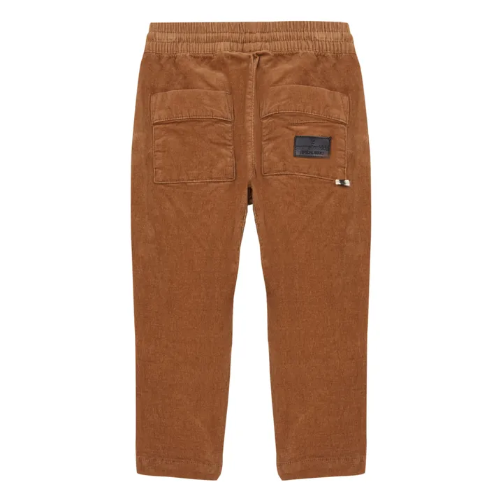 Pantaloni in velluto, a costine, modello: Spikeme | Marrone scuro- Immagine del prodotto n°2