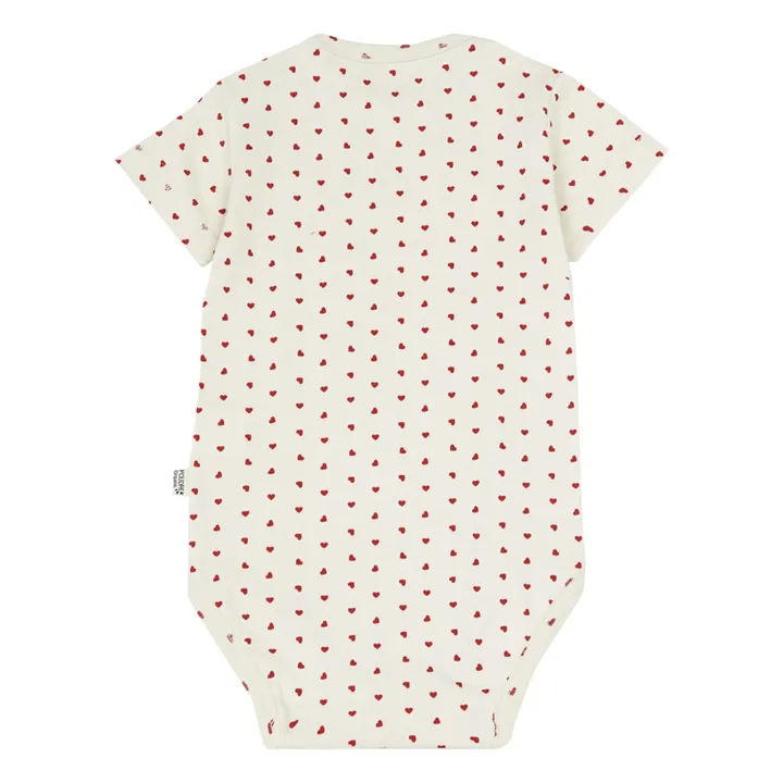 Aloe Organic Cotton Playsuit  | Red- Product image n°3