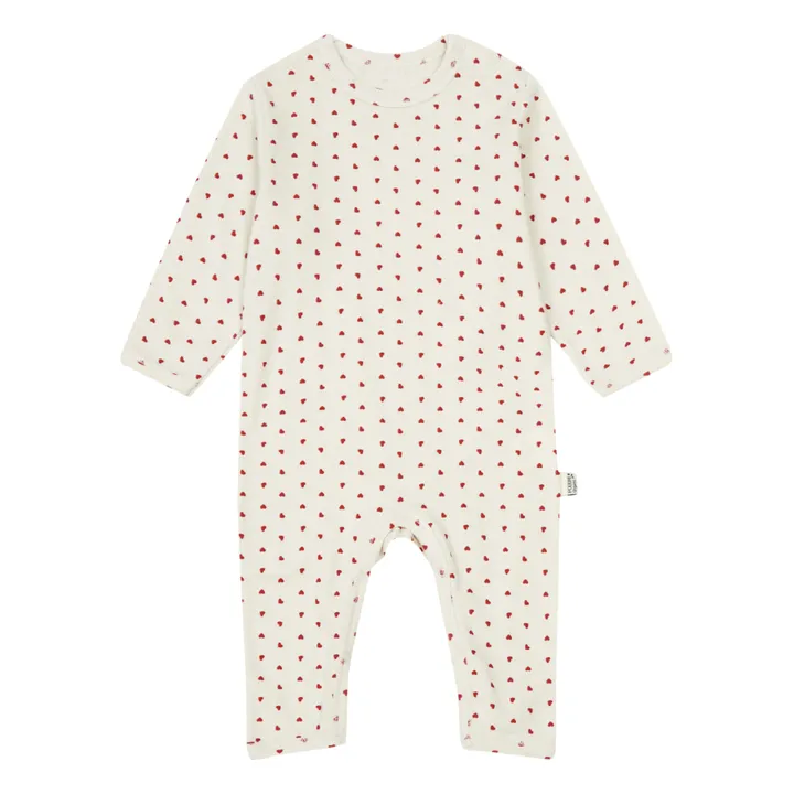Pijama algodón orgánico Armoise | Rojo- Imagen del producto n°0