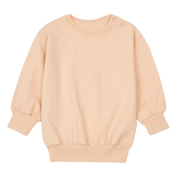 Cassandre Organic Cotton Terry Cloth Sweatshirt  | Pink- Product image n°0