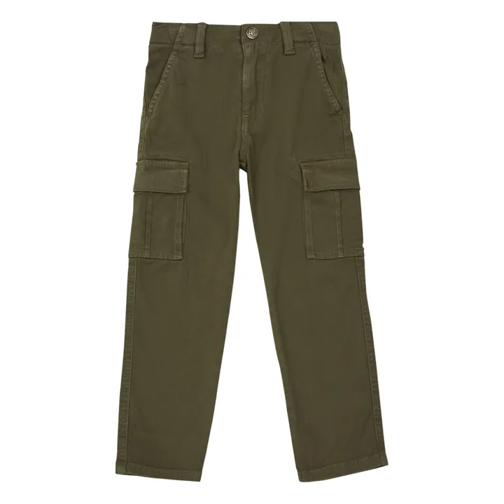 Pantaloni Cargo | Verde militare- Immagine del prodotto n°0