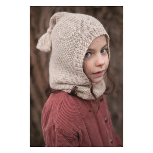 Gorrito de alpaca bebé Lutin | Beige