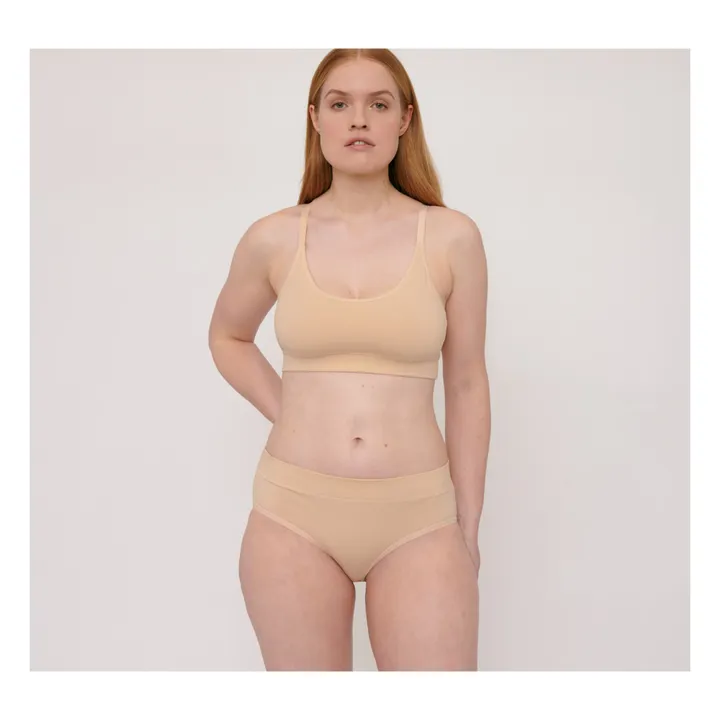 Slip Bio-Baumwolle 2er-Pack | Nude Beige- Produktbild Nr. 1