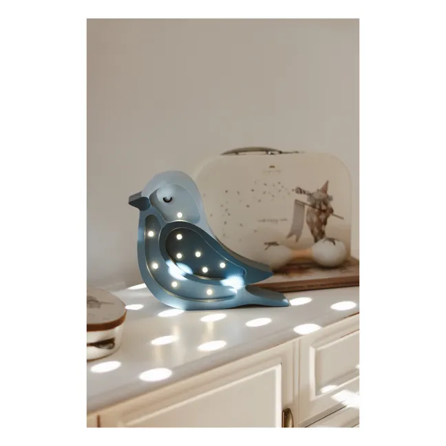 Bird Table Lamp | Denim