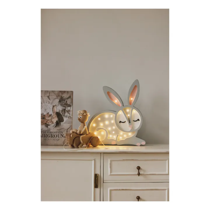 Lámpara de sobremesa Conejo | Gris Claro- Imagen del producto n°1