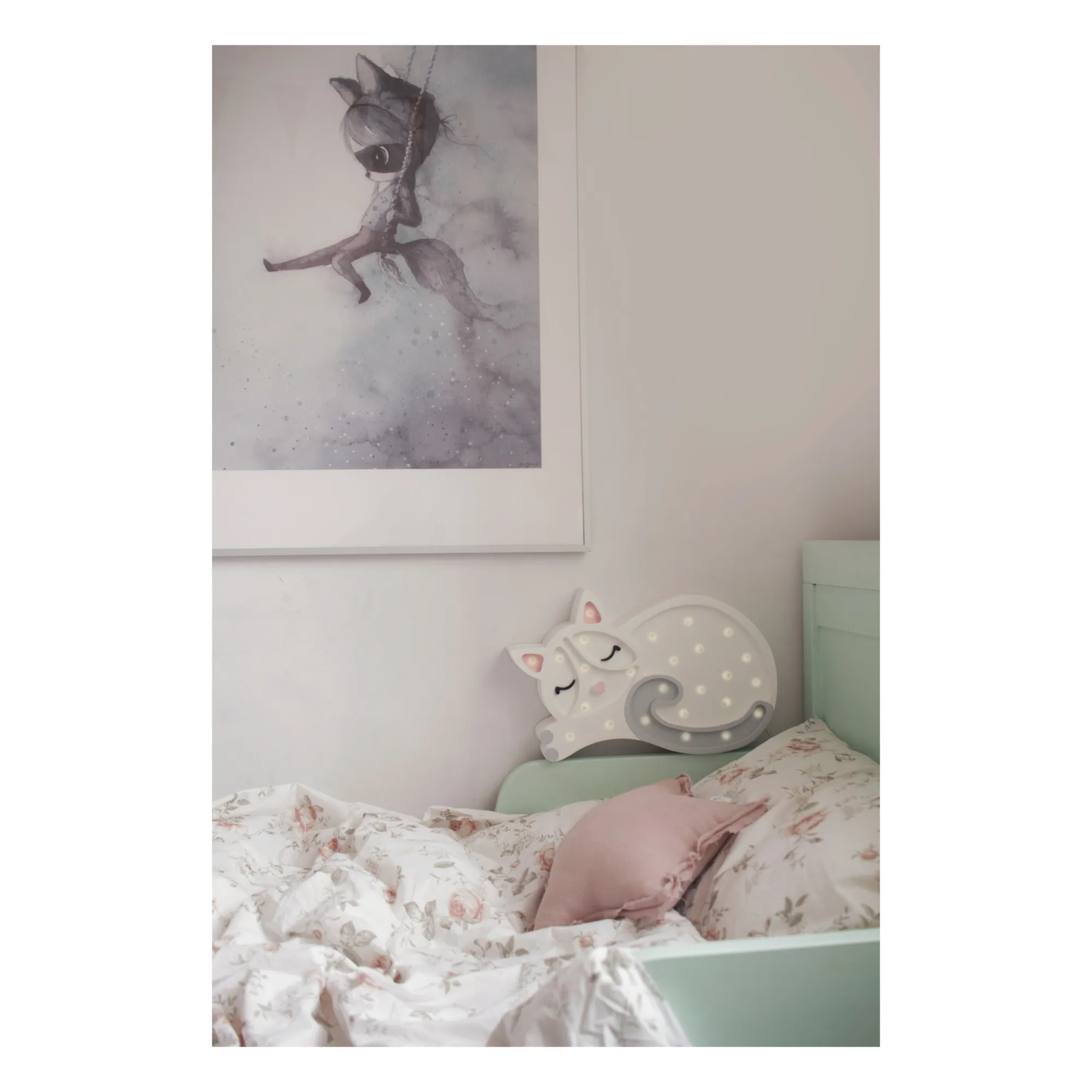 Lampe à poser Chat | Blanc- Image produit n°1