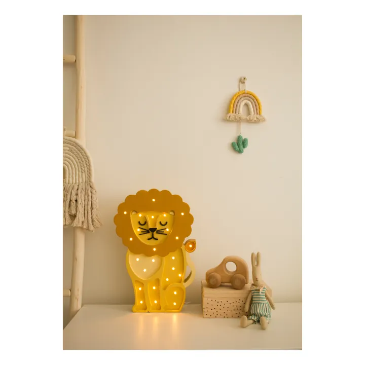 Lion Table Lamp | Ochre- Product image n°1