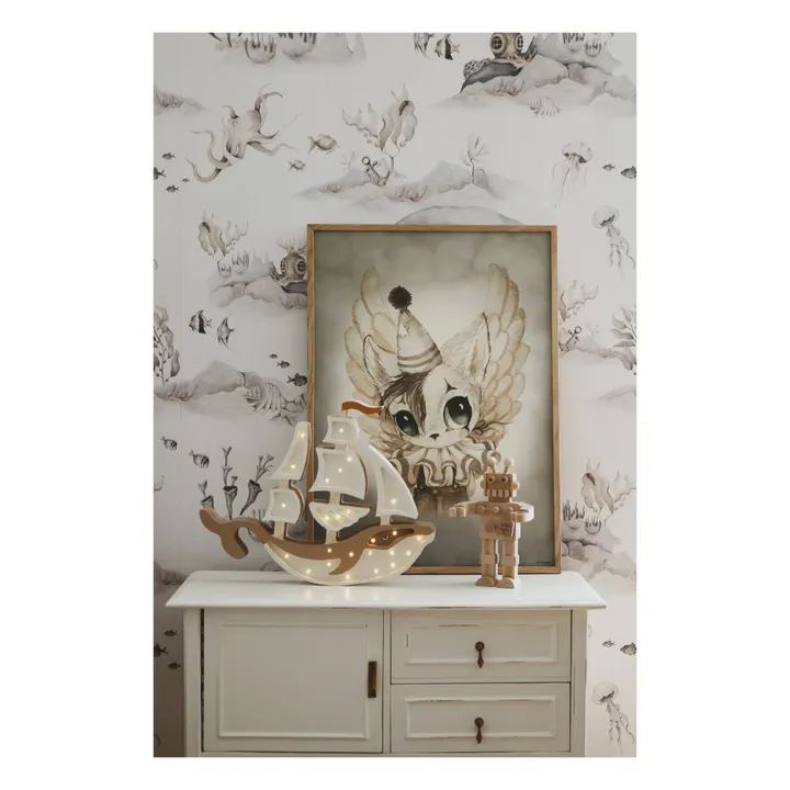 Lampe à poser Bateau | Marron- Image produit n°1