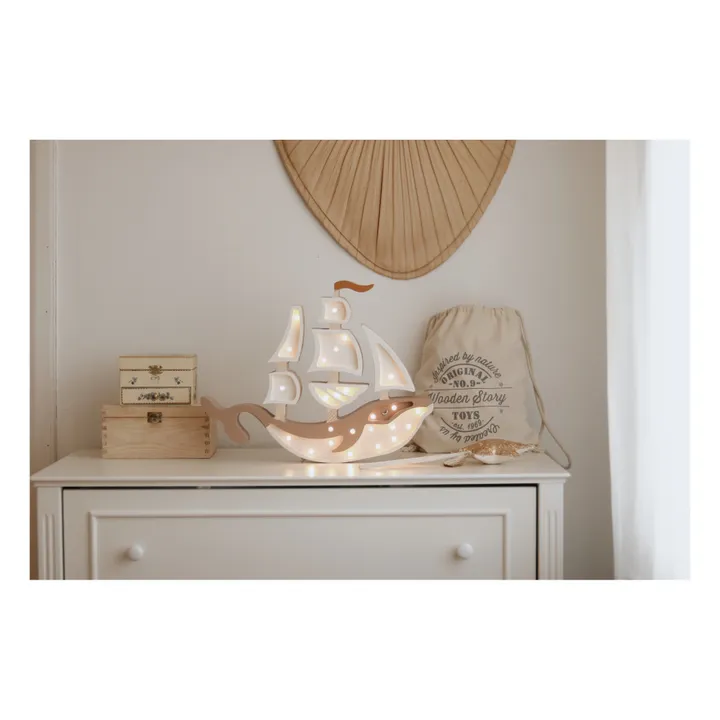 Lampe à poser Bateau | Marron- Image produit n°2