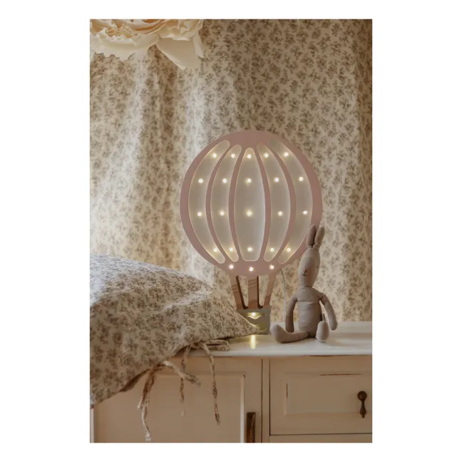 Hot Air Balloon Table Lamp | Pale pink