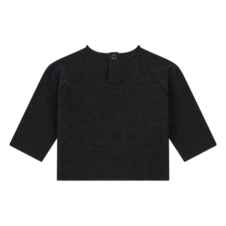 Pull Maille Recyclée | Gris anthracite- Image produit n°1