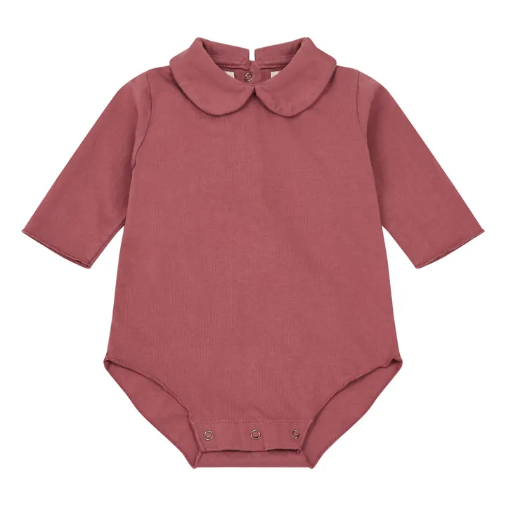 Collar Babygrow | Dusty Pink- Product image n°0