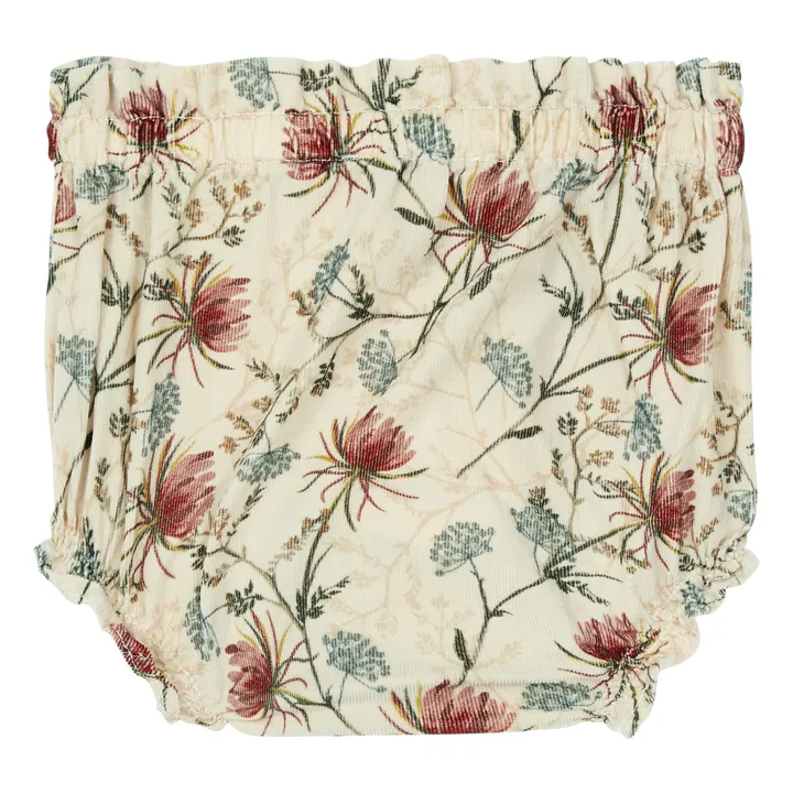 Pantalón bloomer de terciopelo Fleuri | Crudo- Imagen del producto n°1